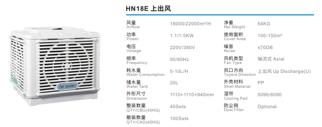 Máy làm mát công nghiệp HN18E