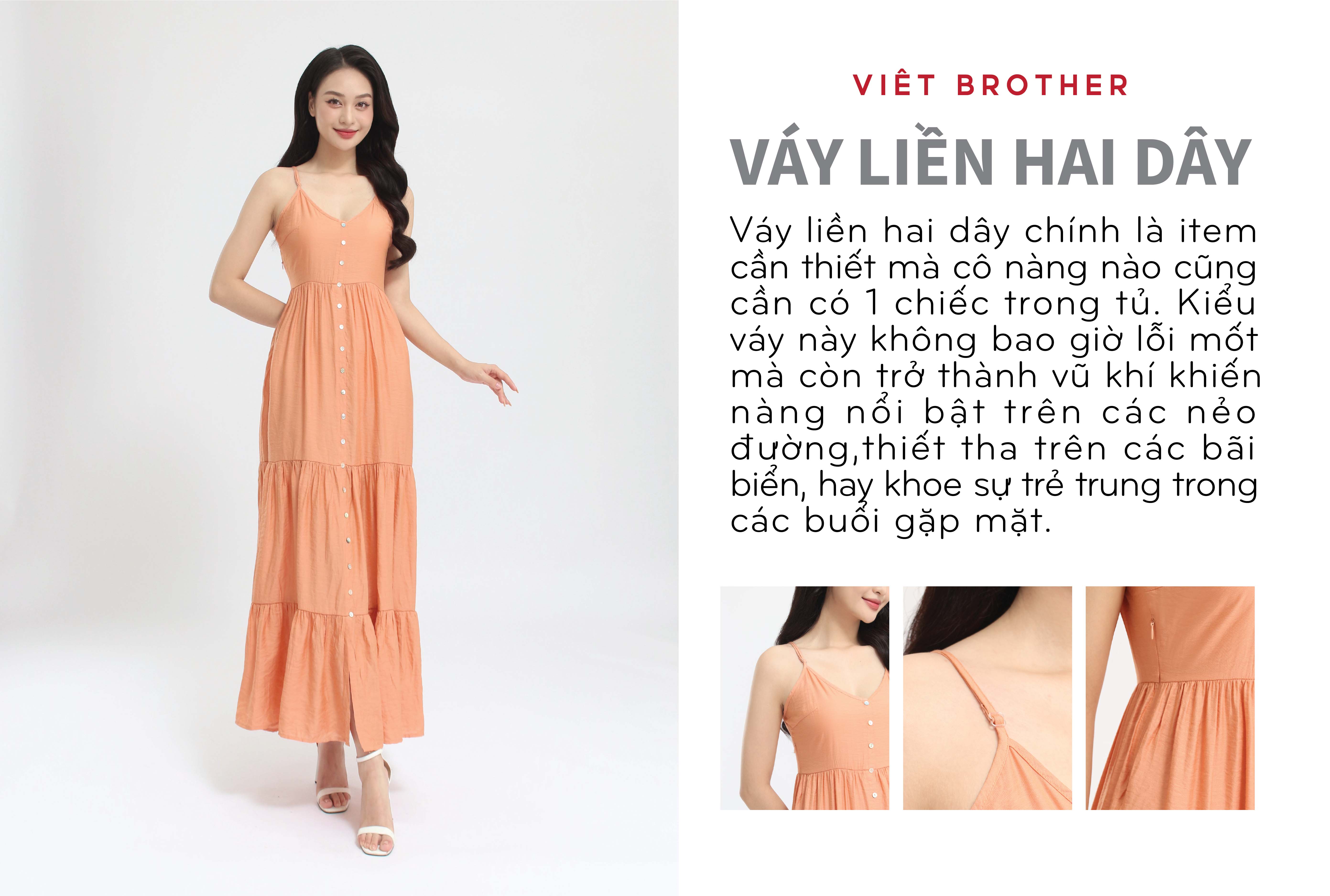 ĐIỂM DANH NHỮNG MẪU VÁY 2 DÂY DỰ TIỆC MÀ CÁC NÀNG KHÔNG THỂ BỎ QUA