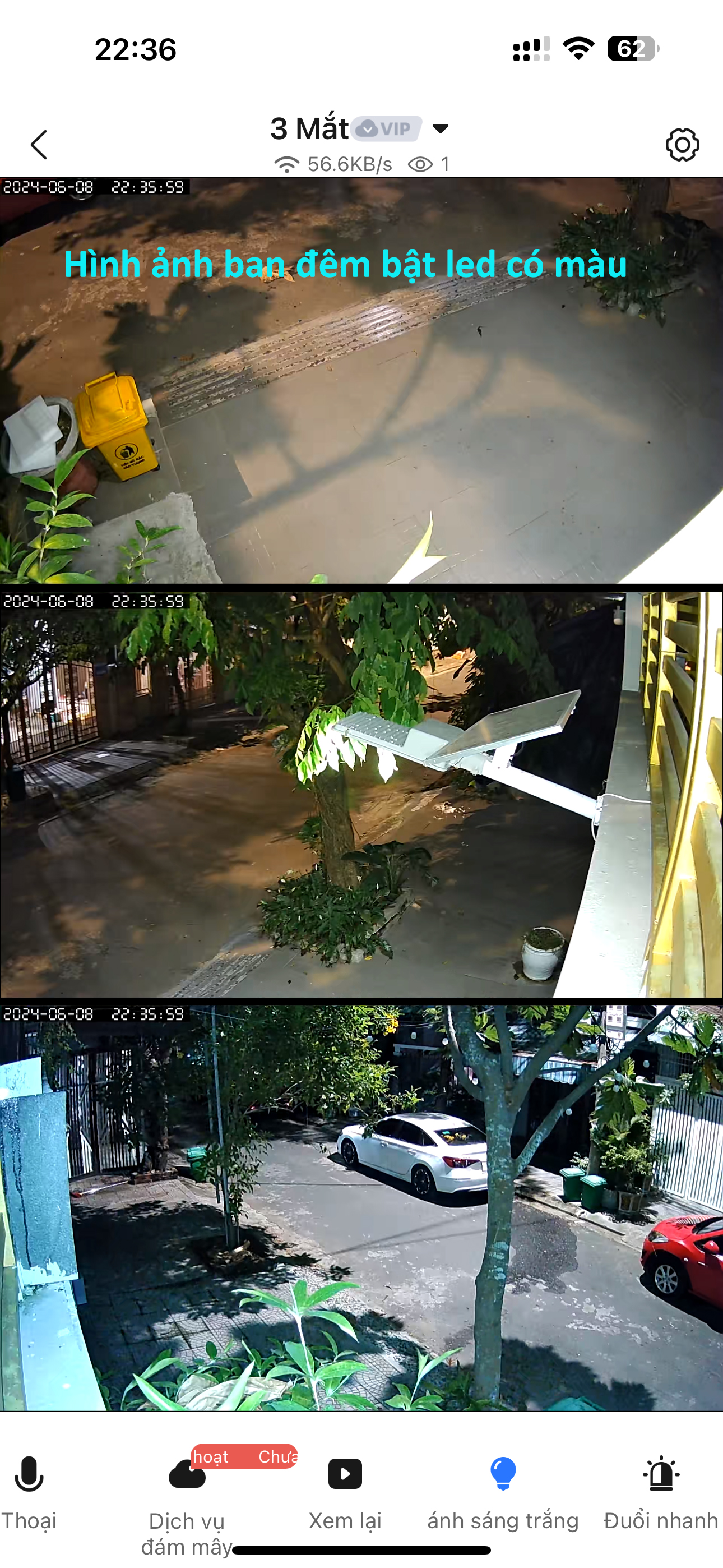 Camera YOOSEE 4 Mắt Q56 Xem 3 Khung Hình 12M Rõ Nét, Xoay 360 Độ- Đàm Thoại 2 Chiều- Báo Động Chống Trộm- Ban Đêm Có Màu- Wifi Không Dây Ngoài Trời