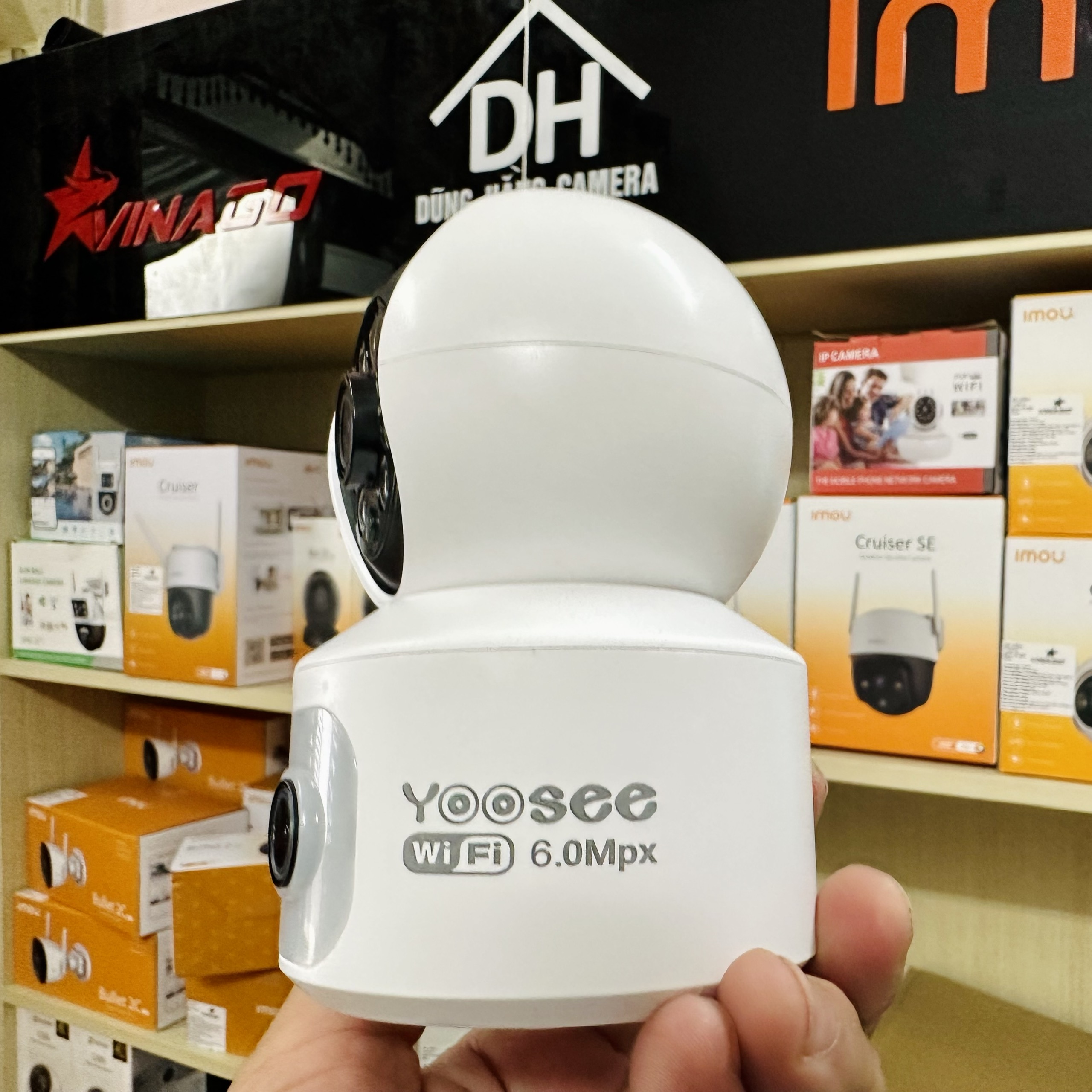 Camera YOOSEE 2 Mắt 12.0M/15M Xoay 360 Độ- Xem 2 Vị Trí Khác Nhau Trên 1 Camera- Đàm Thoại 2 Chiều- Báo Động Chống Trộm- Ban Đêm Có Màu- Wifi Không Dây Trong Nhà