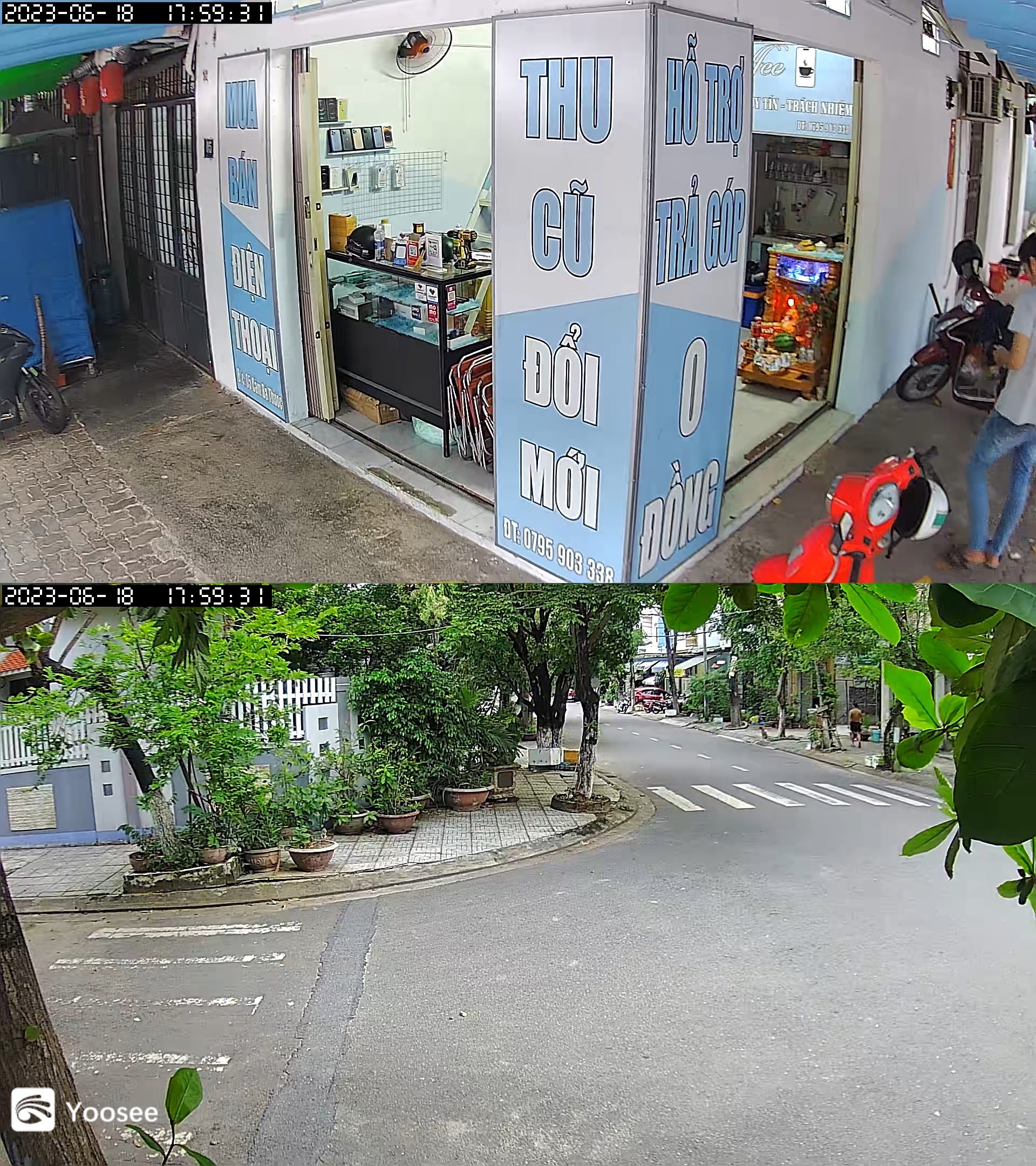 Camera YOOSEE PTZ 2 Mắt Pro 15.0M Q42 Xoay 360 Độ- Xem 2 Vị Trí Khác Nhau Trên 1 Camera- Đàm Thoại 2 Chiều- Báo Động Chống Trộm- Ban Đêm Có Màu- Wifi Không Dây Ngoài Trời