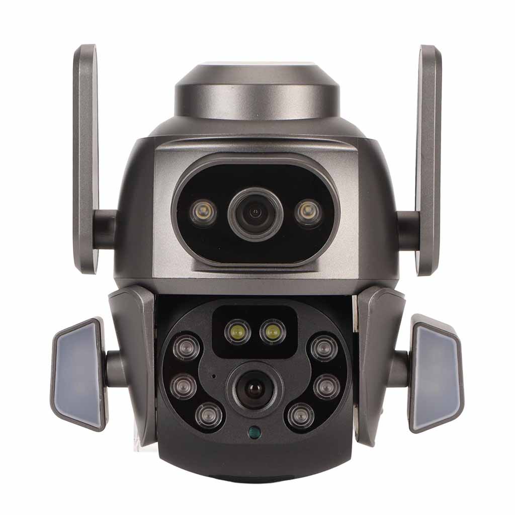 Camera CARECAM PRO 2 Mắt 5M Q821 (Mẫu Mới 2024) Xoay 360 Độ- Xem 2 Vị Trí Khác Nhau Trên 1 Camera- Đàm Thoại 2 Chiều- Báo Động Chống Trộm- Ban Đêm Có Màu- Wifi Không Dây Trong Nhà