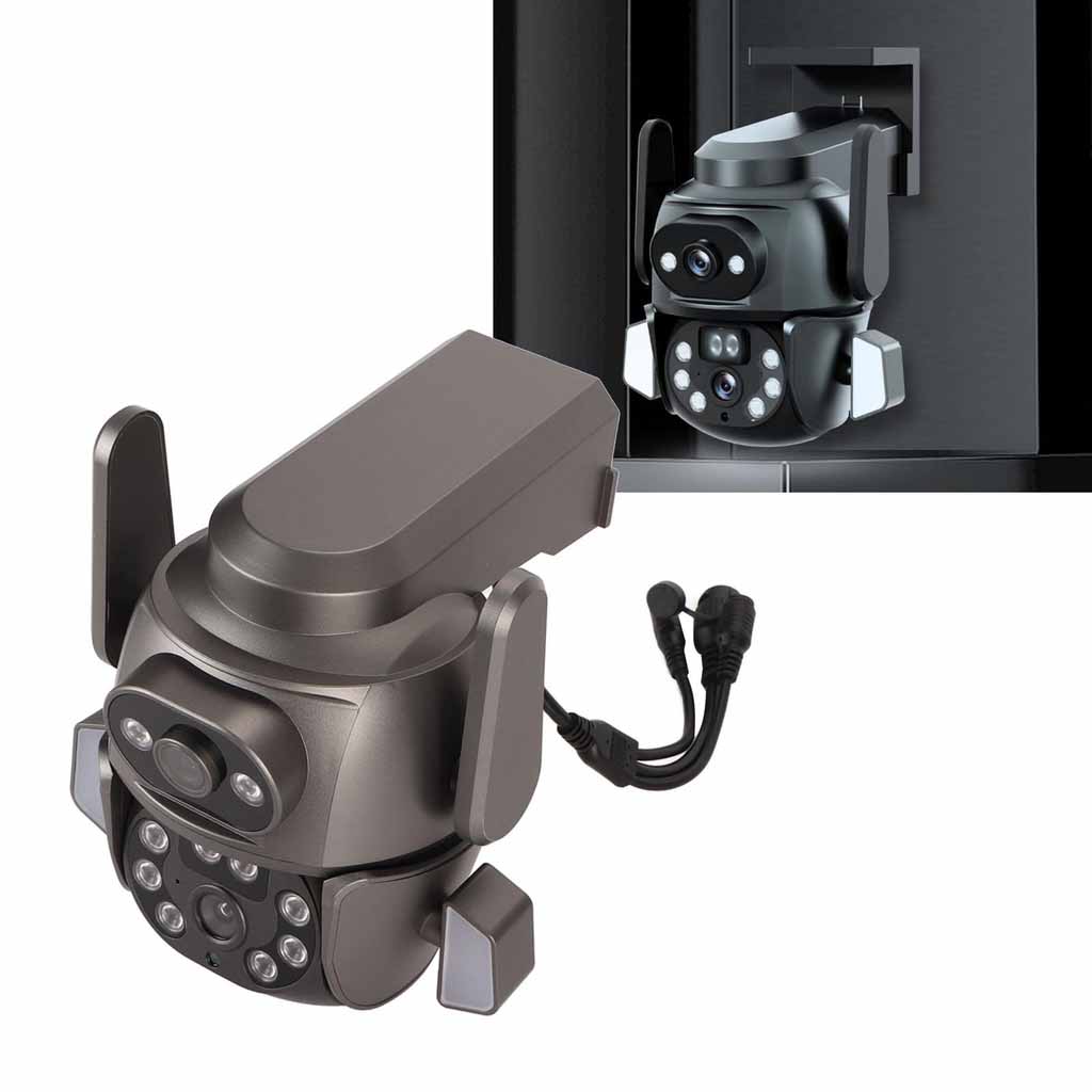 Camera CARECAM PRO 2 Mắt 5M Q821 (Mẫu Mới 2024) Xoay 360 Độ- Xem 2 Vị Trí Khác Nhau Trên 1 Camera- Đàm Thoại 2 Chiều- Báo Động Chống Trộm- Ban Đêm Có Màu- Wifi Không Dây Trong Nhà