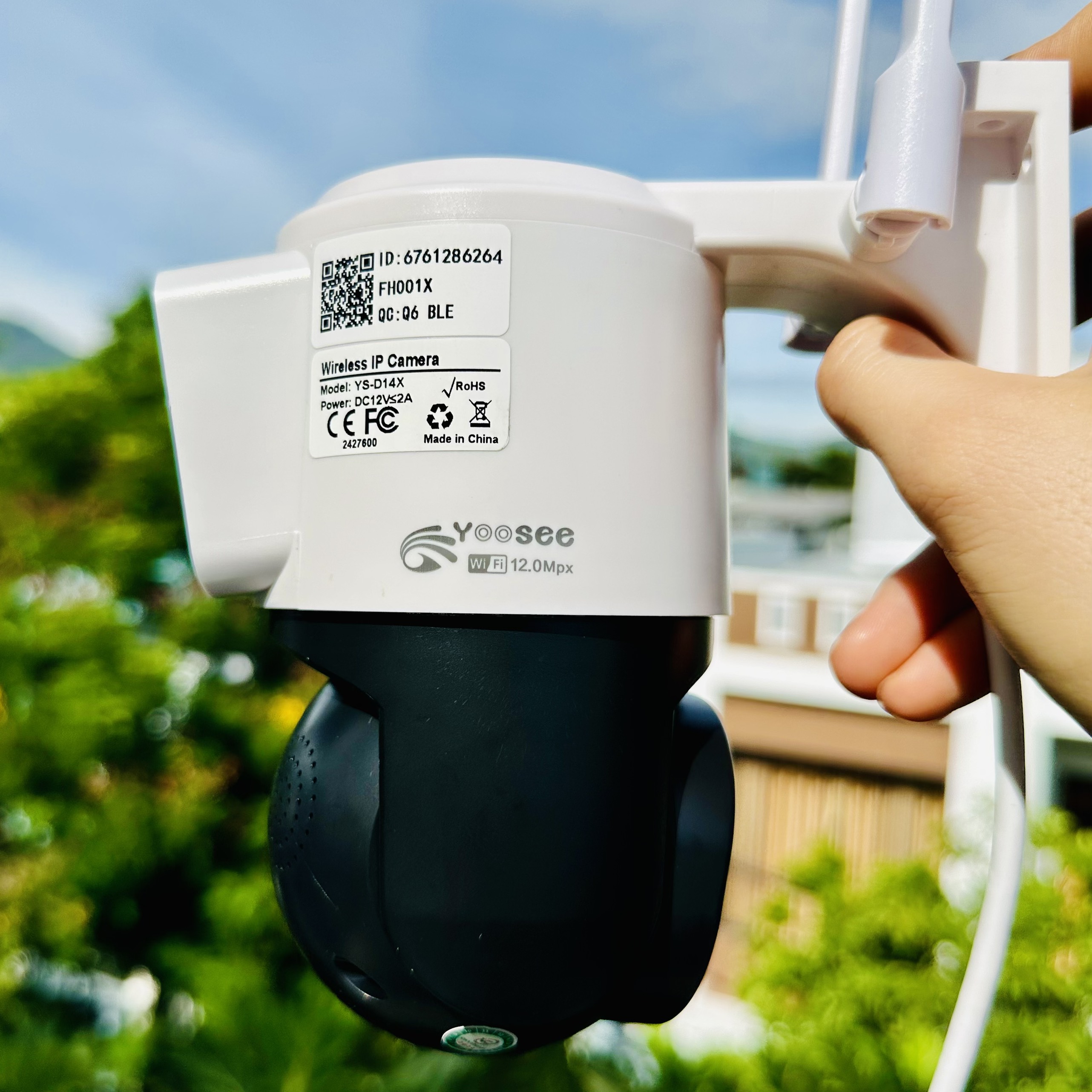 Camera YOOSEE PTZ 2 Mắt Pro 15.0M Q42 Xoay 360 Độ- Xem 2 Vị Trí Khác Nhau Trên 1 Camera- Đàm Thoại 2 Chiều- Báo Động Chống Trộm- Ban Đêm Có Màu- Wifi Không Dây Ngoài Trời