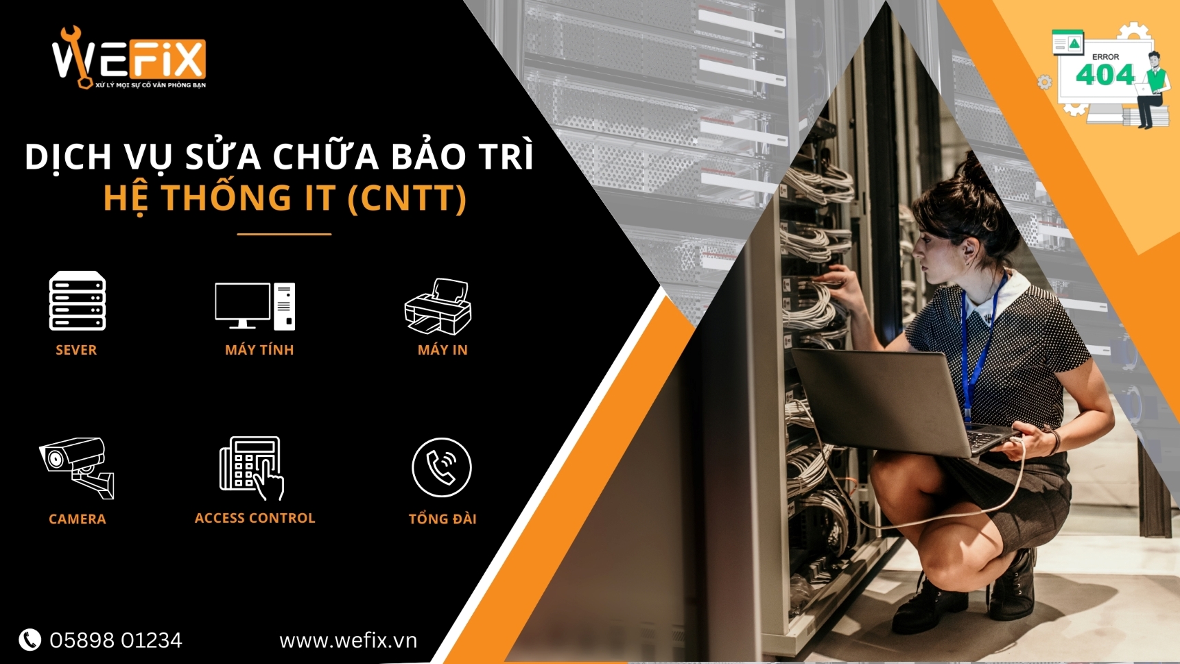 DỊCH VỤ SỬA CHỮA, BẢO TRÌ HỆ THỐNG CNTT