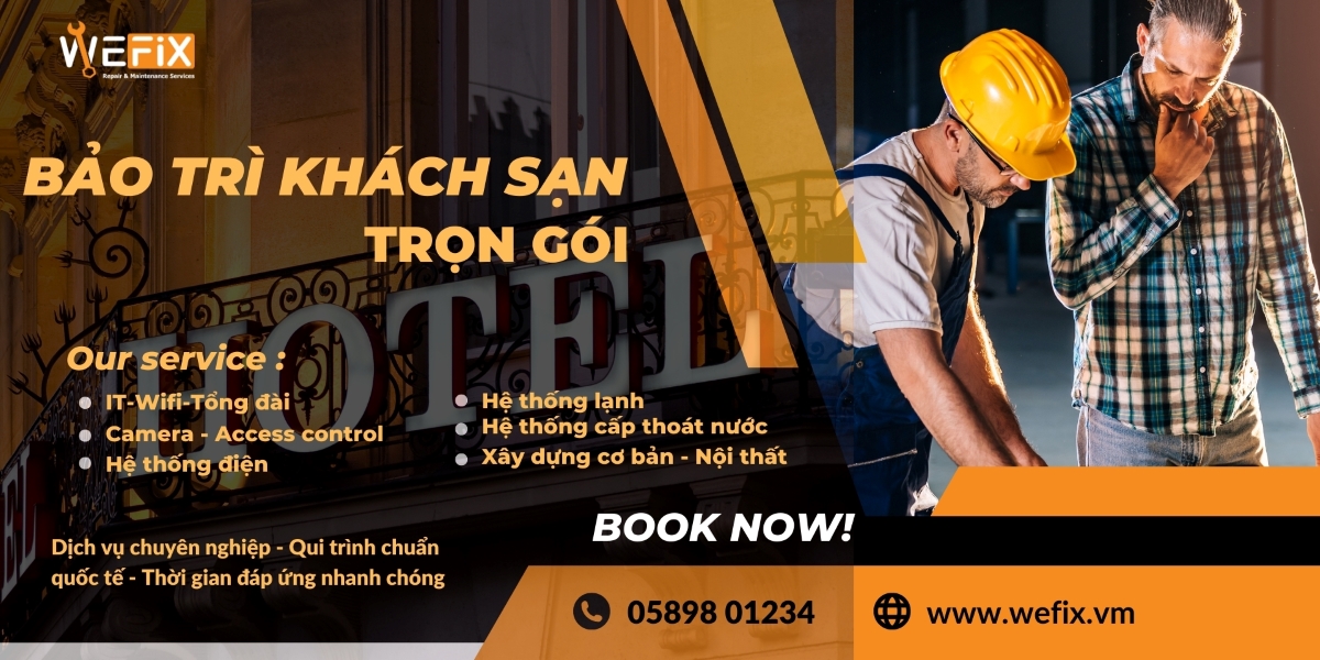 BẢO TRÌ KHÁCH SẠN TRỌN GÓI