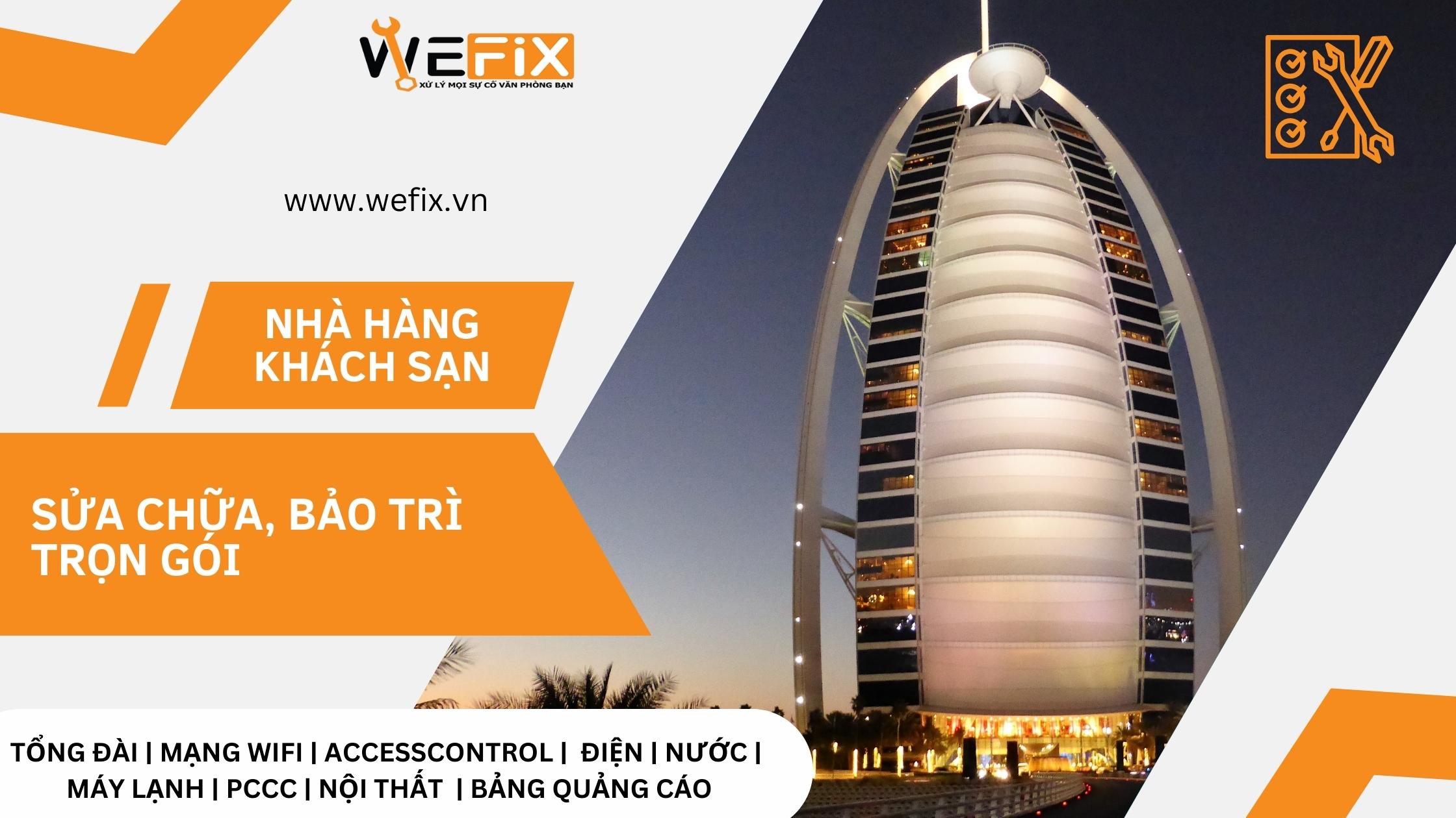 DỊCH VỤ SỬA CHỮA, BẢO TRÌ TRỌN GÓI NHÀ HÀNG KHÁCH SẠN (HOTEL-FIX)