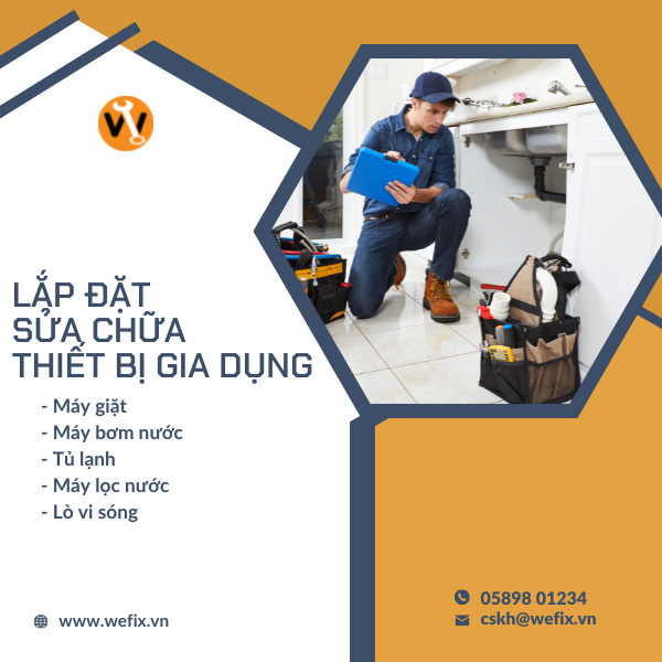 BẢNG GIÁ SỬA CHỮA LẮP ĐẶT THIẾT BỊ GIA DỤNG