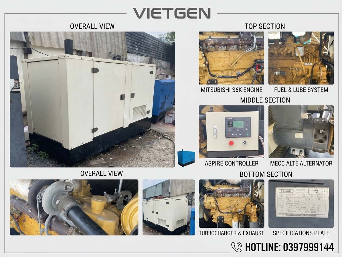 Dịch vụ cho thuê máy phát điện tại Dĩ An Bình Dương