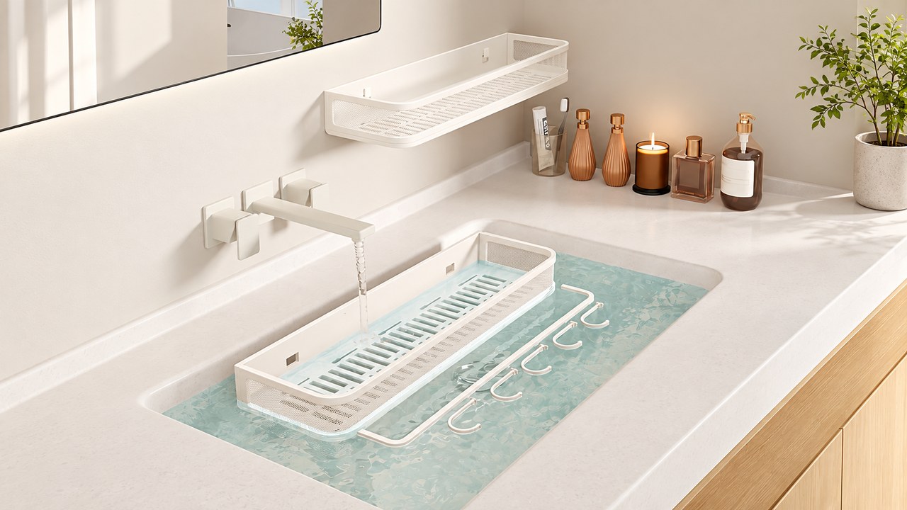 Cách vệ sinh và bảo quản kệ nhà tắm đúng cách