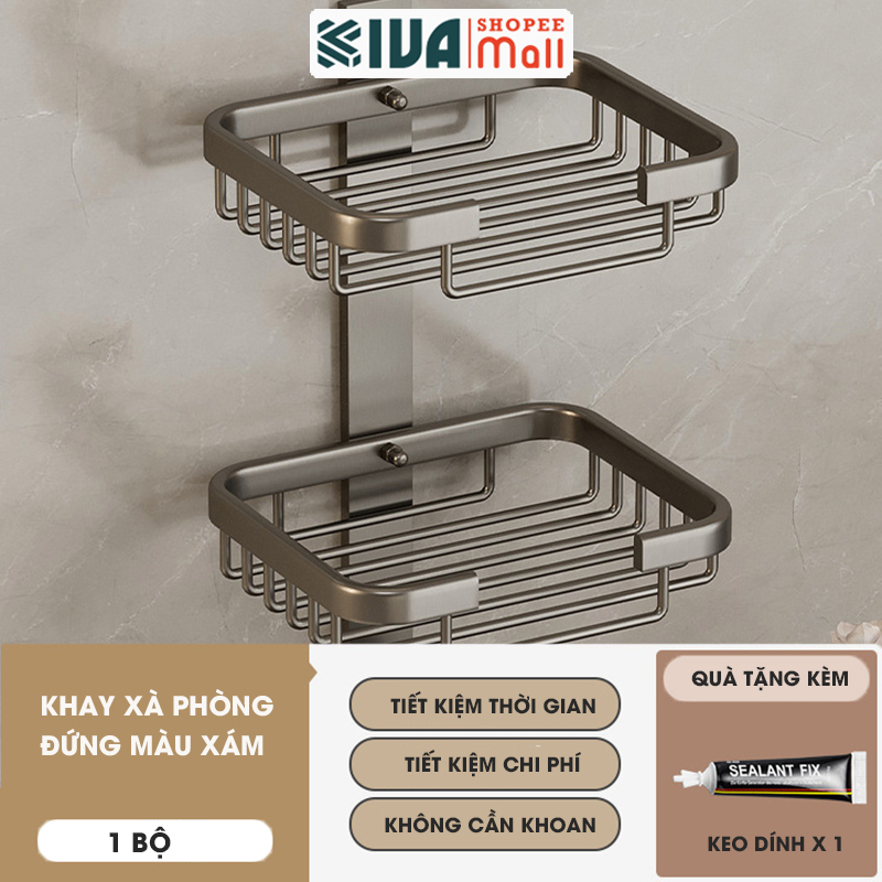 Khay đựng, để xà phòng KIVA, chất liệu nhôm hàng không, đa dạng chủng loại, mẫu mã.