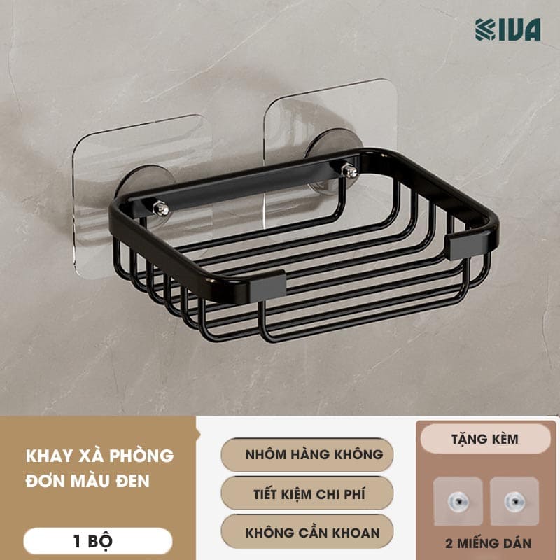 Khay đựng, để xà phòng KIVA, chất liệu nhôm hàng không, đa dạng chủng loại, mẫu mã.