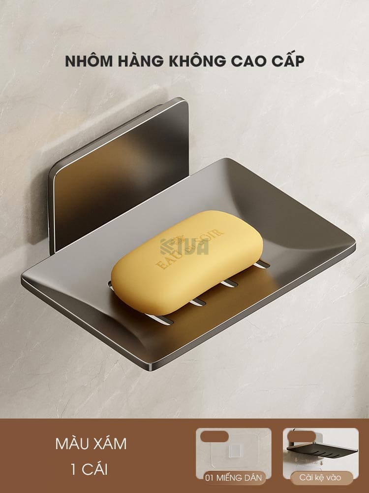 Khay đựng, để xà phòng KIVA, chất liệu nhôm hàng không, đa dạng chủng loại, mẫu mã.