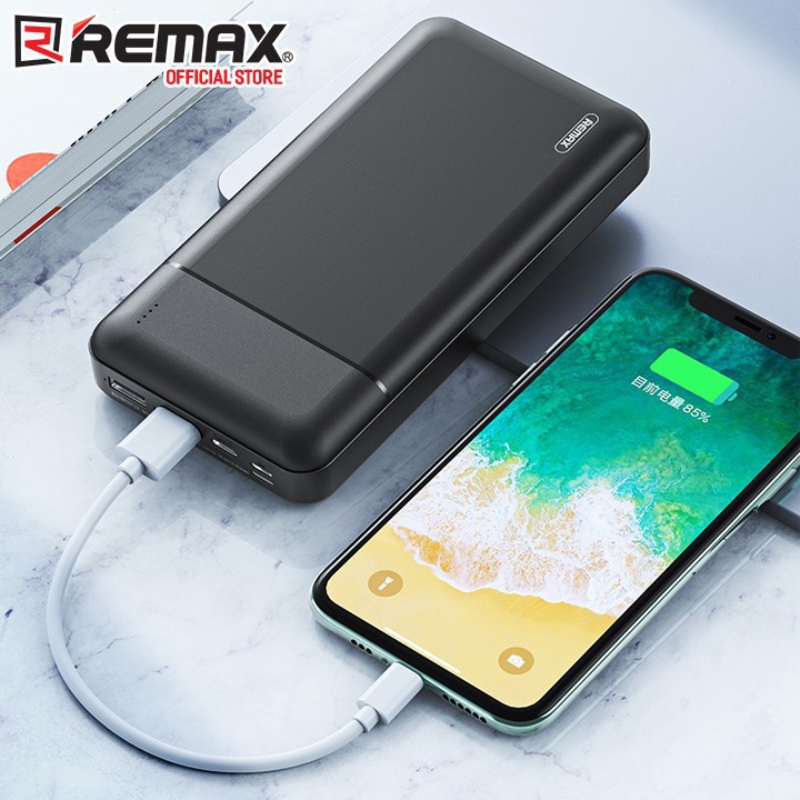 [SE290]Pin Sạc Dự Phòng Remax RPP-167 30000mAh Lõi Polymer 3 Cổng Sạc Vào, 2 Cổng Sạc Ra mã