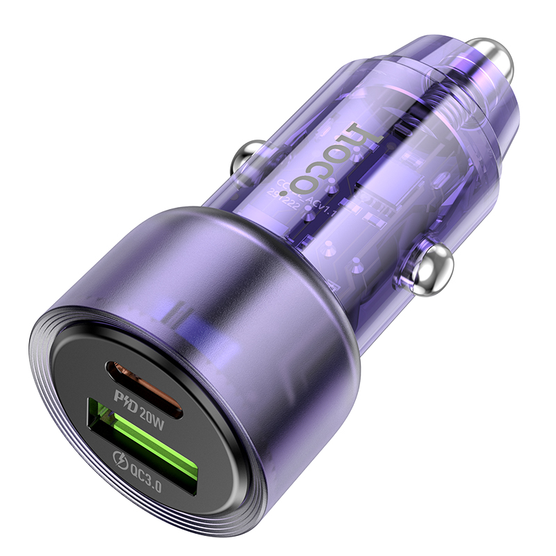 [SE59] Sạc xe hơi hoco Z52 A+C 38W (PD/QC/FCP/AFC)