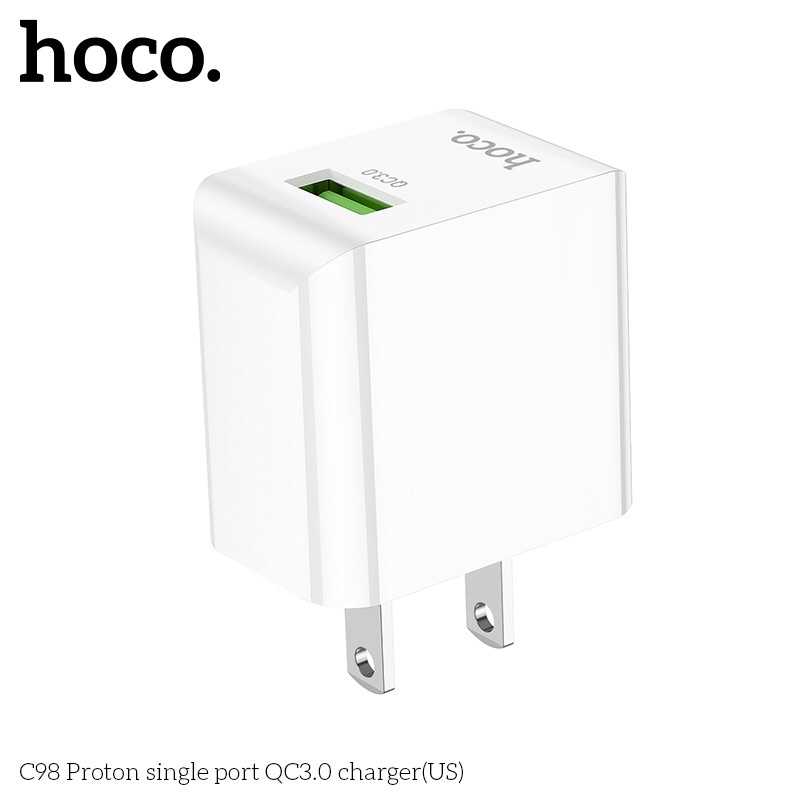 [SE44] Cóc Sạc Nhanh Hoco C98 Quick Charge 3.0