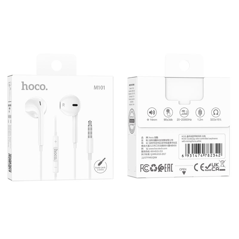 [SE23] Tai Nghe Nhét Tai Hoco M101 jack 3.5