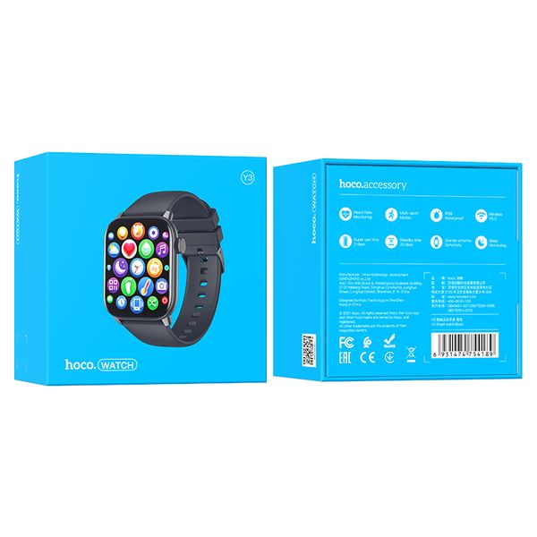 [SE365] ĐỒNG HỒ SMART WATCH HOCO Y3