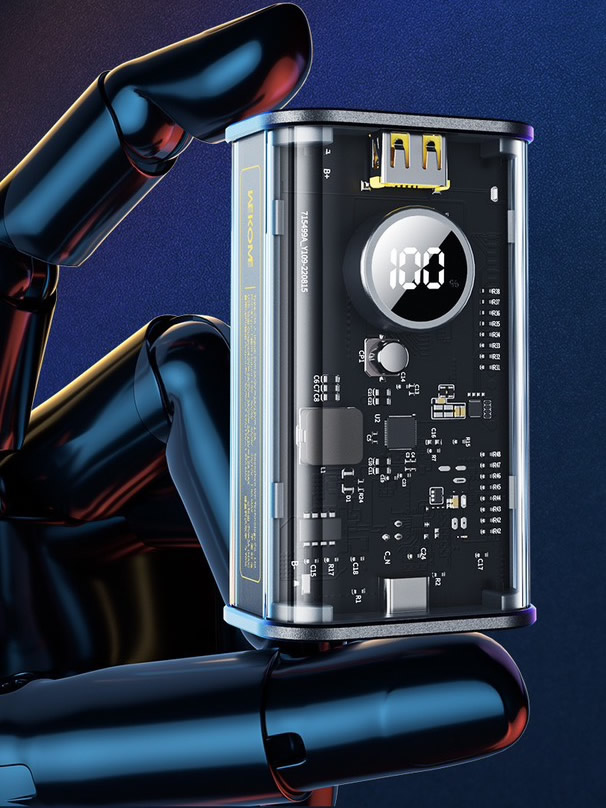 [SE260]PIN SẠC DỰ PHÒNG WEKOME WP-345 10000MAH QC3.0+PD 22.5W TÍCH HỢP CÁP