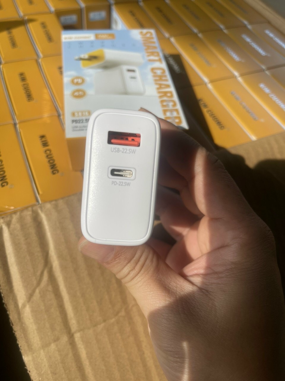 [SE67] Cóc sạc Chính hãng Kim Cương 45W S816 USB 22.5W + PD 22.5W