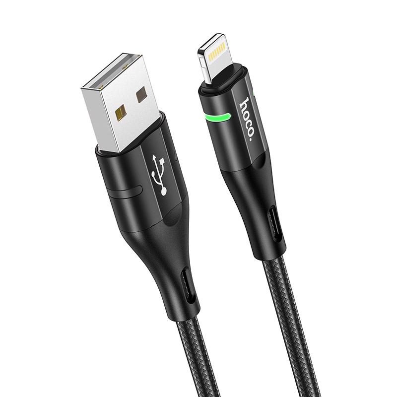 [SE33]Cáp Sạc Hoco U93 Iphone 1m2 đèn báo