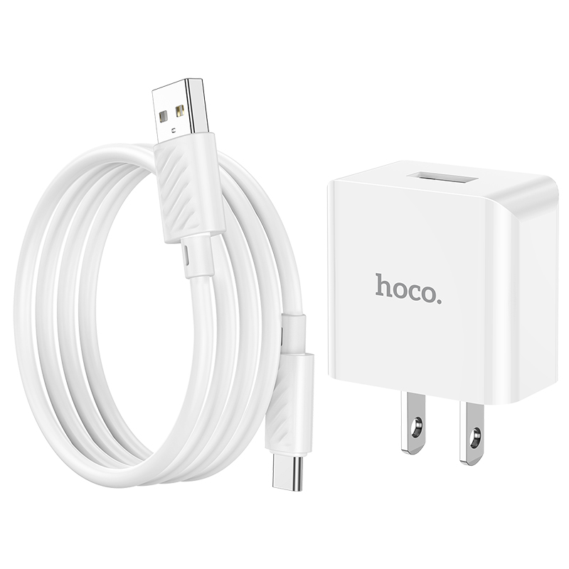 [SE30]BỘ SẠC VÀ CÁP (TYPE C) HOCO C106 - 2.1A