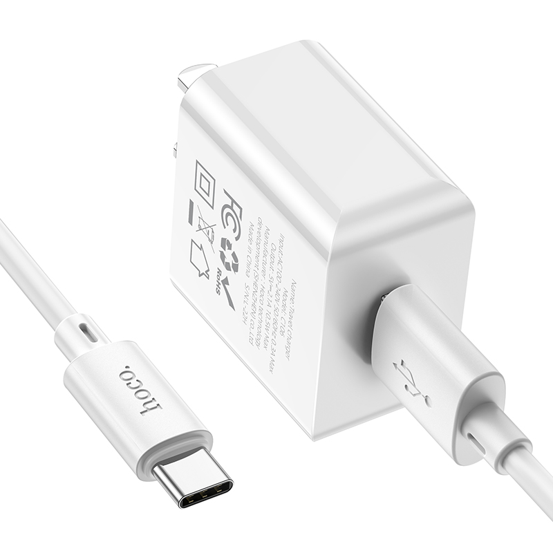 [SE30]BỘ SẠC VÀ CÁP (TYPE C) HOCO C106 - 2.1A