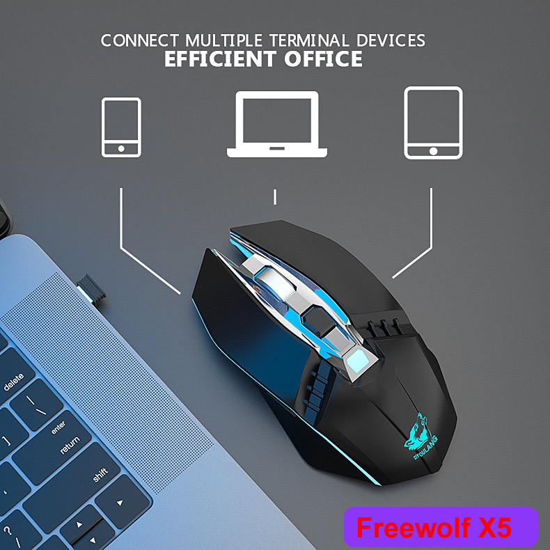 [SE95]Chuột Không dây Chính hãng freewolf x5