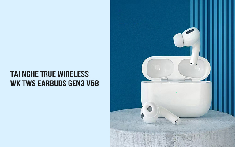 [SE233][Hàng về 30/5]TAI NGHE TRUE WIRELESS BLUETOOTH WEKOME TWS-V58