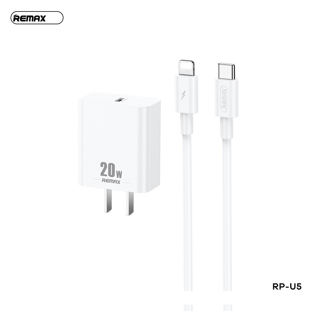 [SE98][Hangve17/6]Bộ sạc nhanh iPhone - Remax RP-U5 sạc nhanh chuẩn PD20w