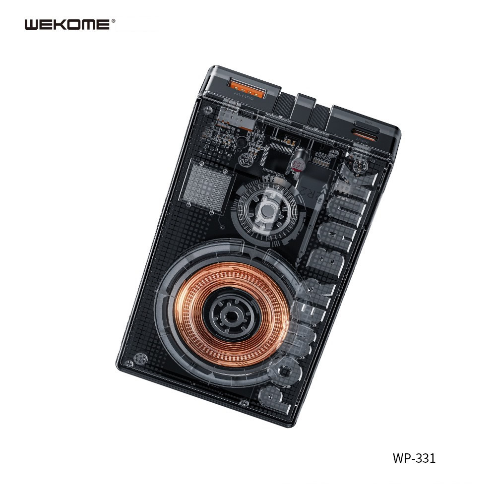[SE415]PIN SẠC DỰ PHÒNG KHÔNG DÂY MAGNETIC WEKOME WP-331 10000MAH QC3.0+PD 22.5W