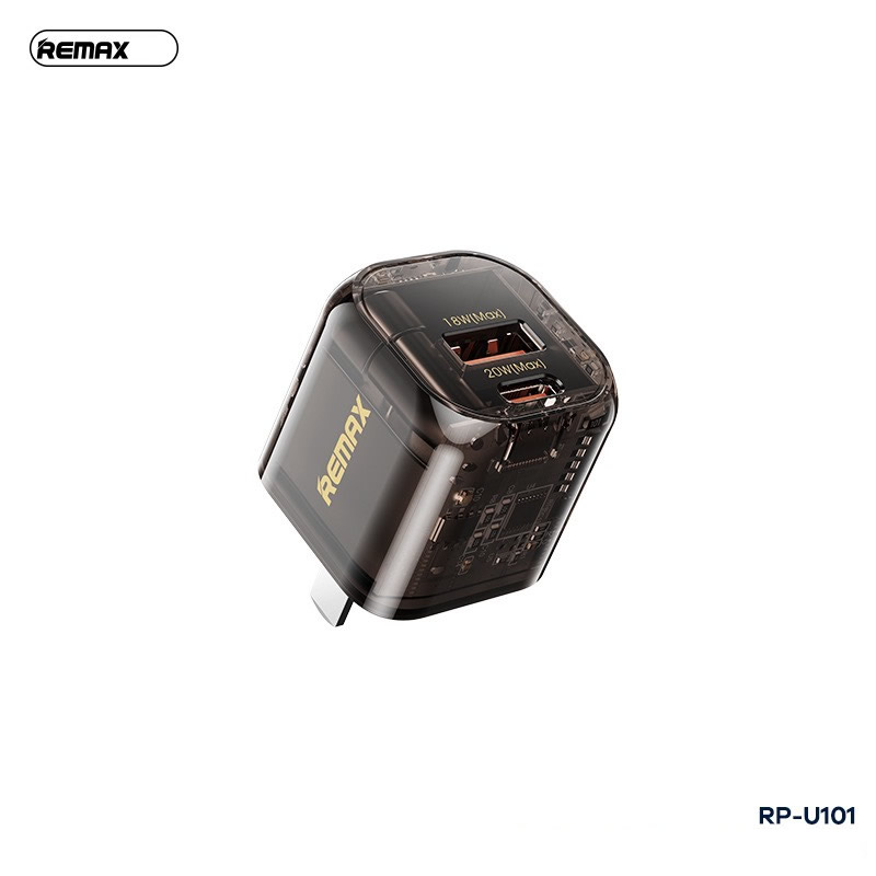 [SE105]CỐC SẠC NHANH REMAX RP-U101 1A+1C 20W