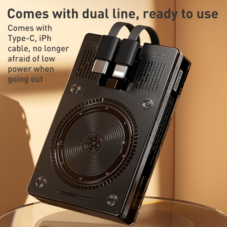 [SE415]PIN SẠC DỰ PHÒNG KHÔNG DÂY MAGNETIC WEKOME WP-331 10000MAH QC3.0+PD 22.5W