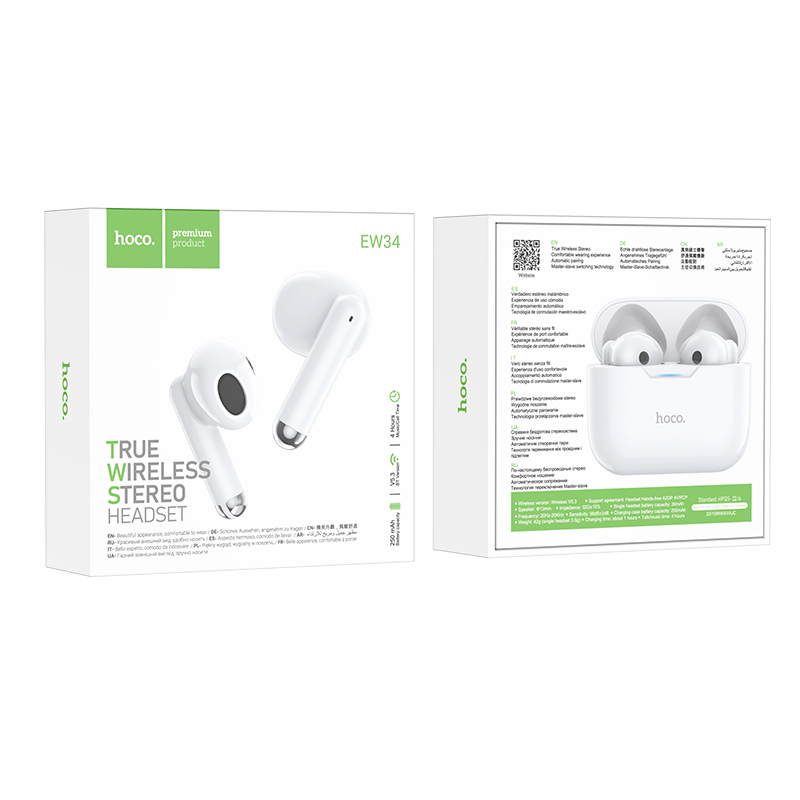 [SE223]Tai Nghe True Wireless Hoco EW34 30mAh/250mAh