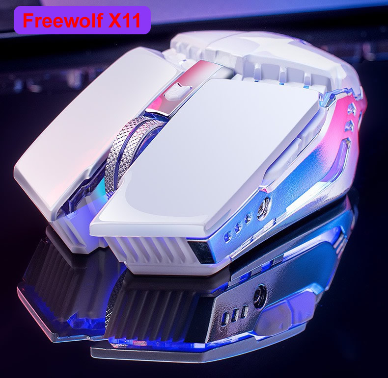 [SE100]CHUỘT KHÔNG DÂY FREEWOLF X11 (PIN SẠC)