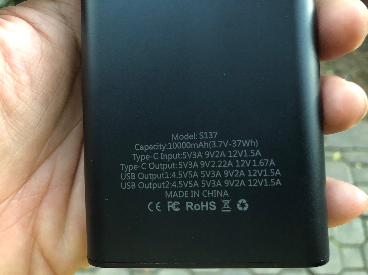 [SE170]Pin sạc dự Phòng SYC S137 10000 mah QC + PD 120W