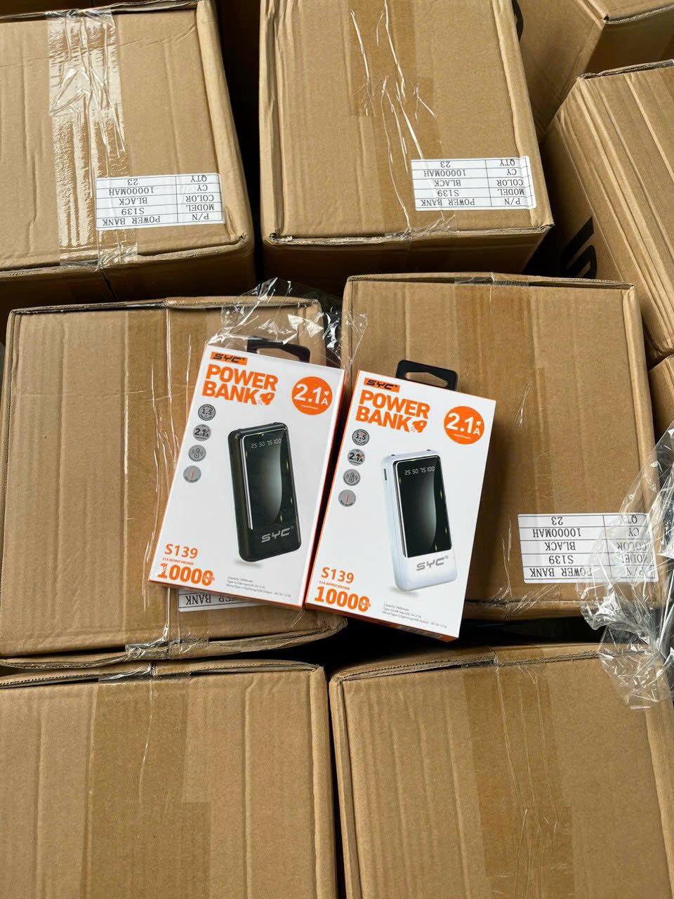 [SE122] Pin sạc Dự Phòng SYC S139  10000 mah tích hợp 4 cáp sạc