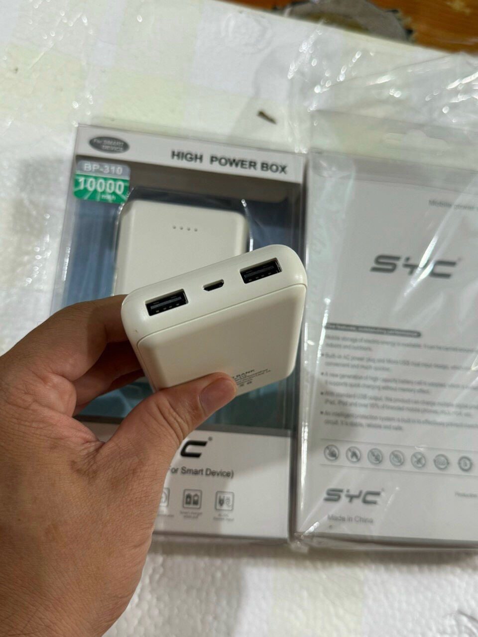 [SE83]Pin sạc Dự Phòng SYC BP-310 10000 mah
