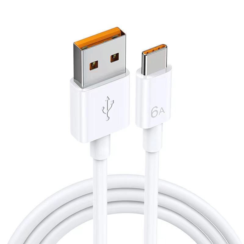 [SE4.8]Cáp Sạc Type C 6A Đồng PVC-80