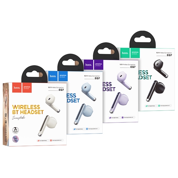 [SE223]HOCO EQ7 TAI NGHE BLUETOOTH TRUE WIRELESS V5.3 40MAH/300MAH LED