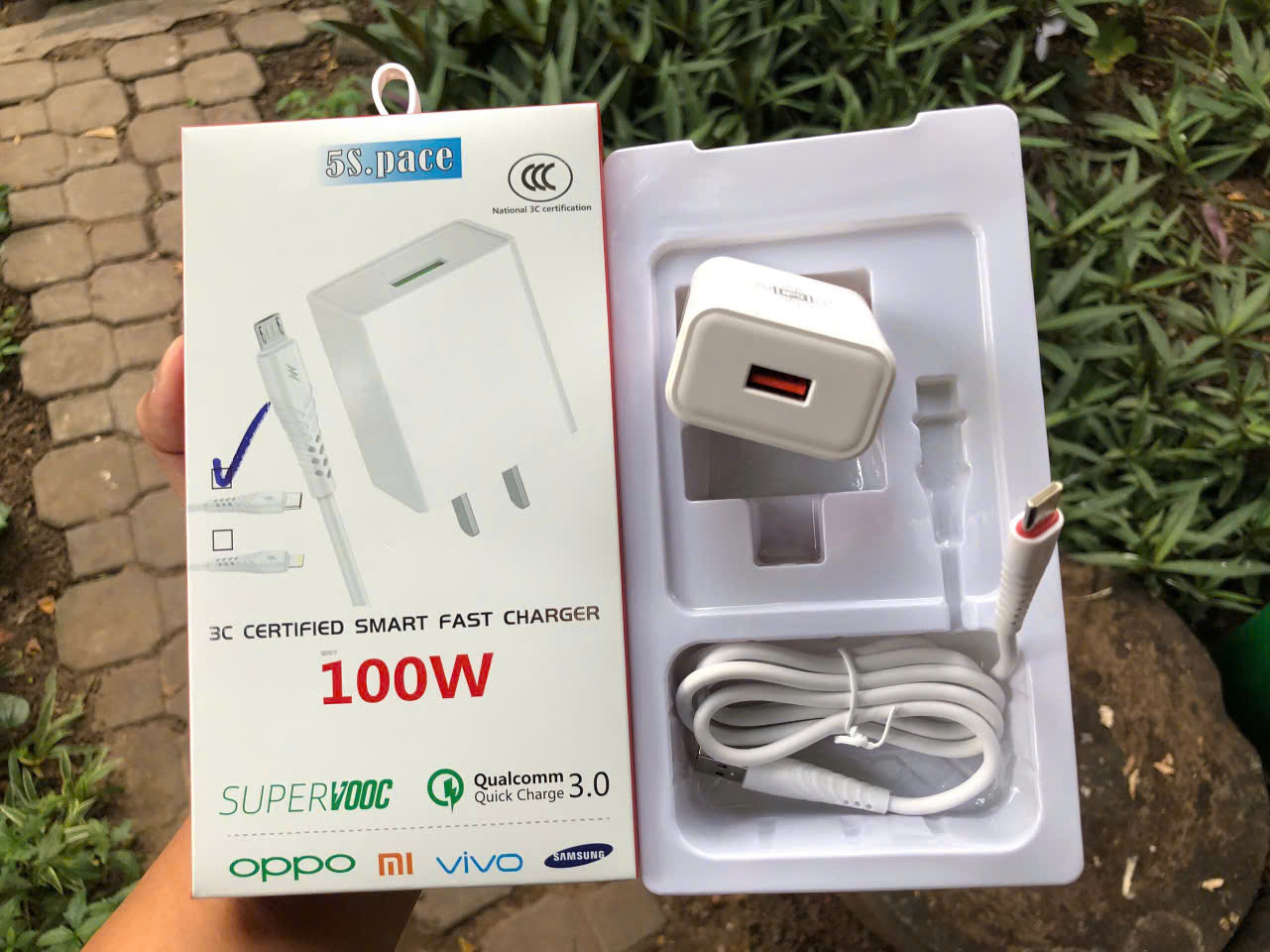 [SE48] Bộ sạc 5S Space sạc siêu nhanh Full các dòng android