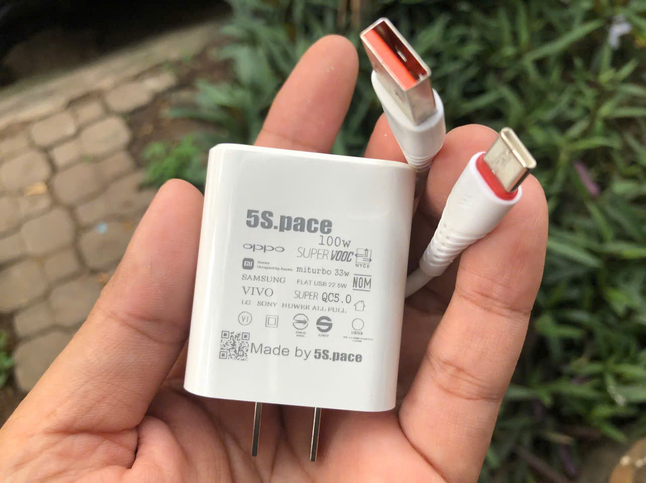 [SE48] Bộ sạc 5S Space sạc siêu nhanh Full các dòng android