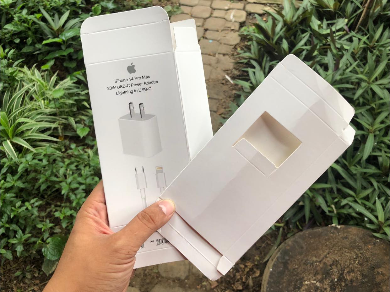 Vỏ Hộp Combo Bộ sạc iphone 13 promax 20W dành cho anh em cửa hàng
