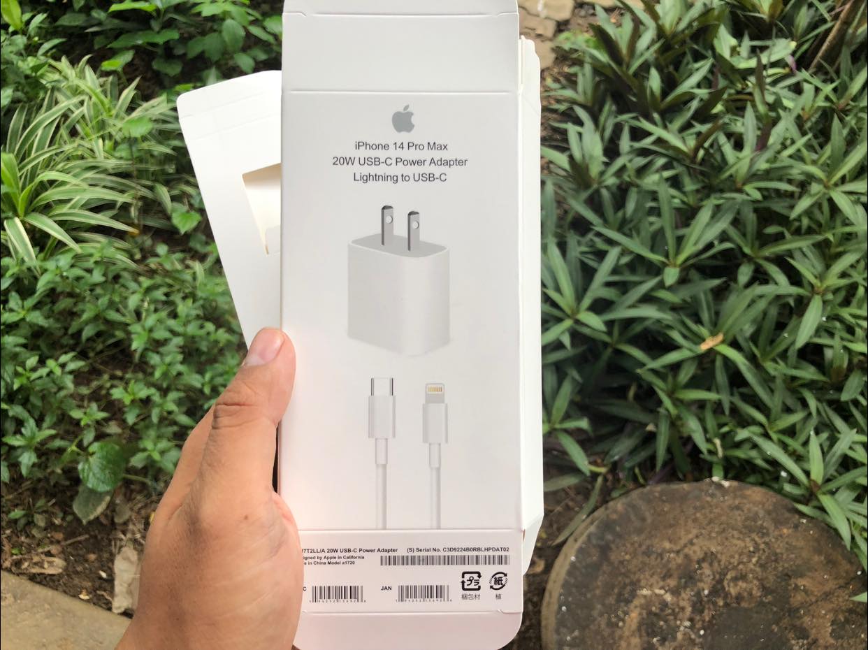 Vỏ Hộp Combo Bộ sạc iphone 13 promax 20W dành cho anh em cửa hàng