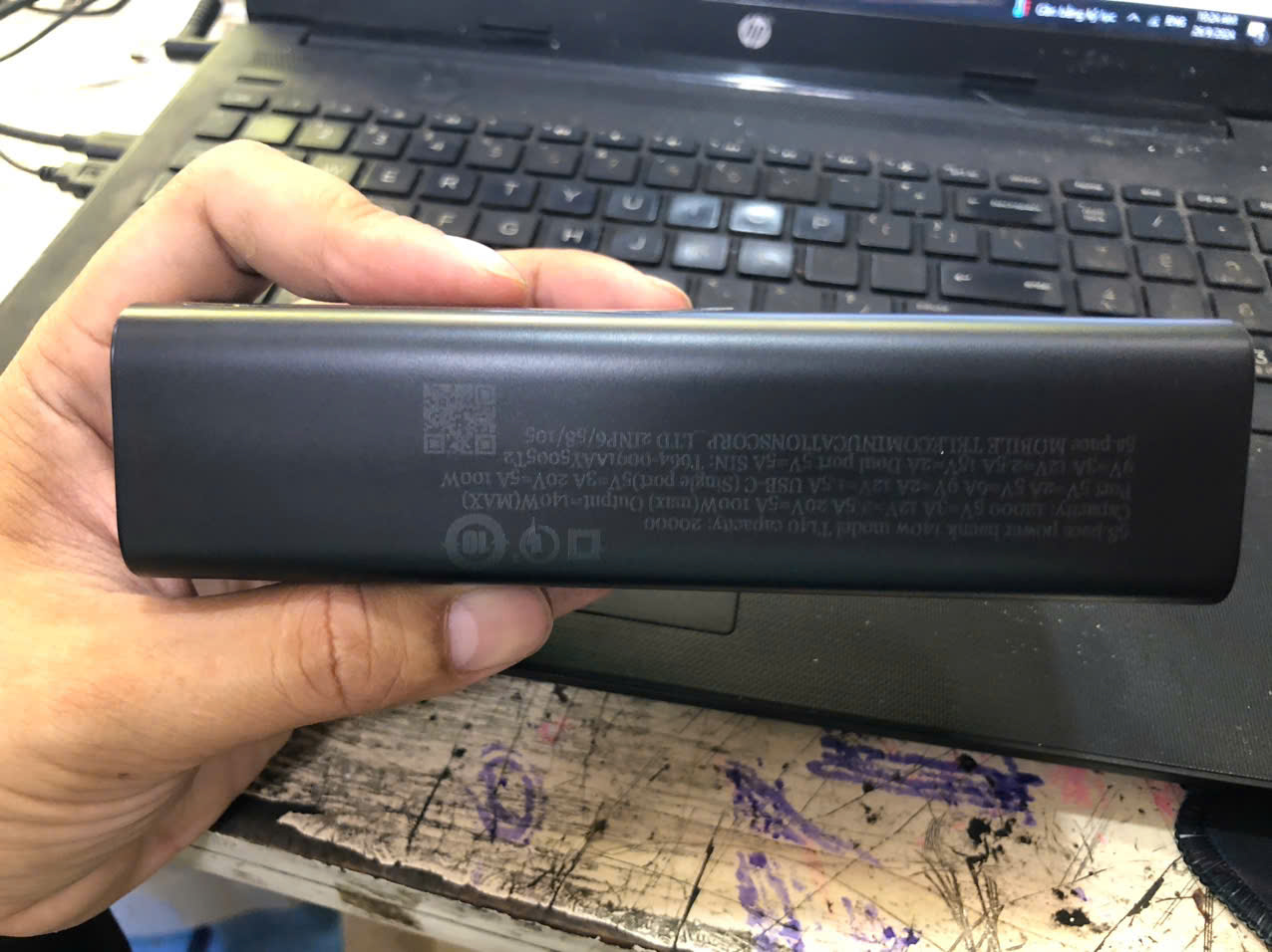 [SE450]Sạc Dự Phòng 5S.pace 140W( bảo hành 2 năm)