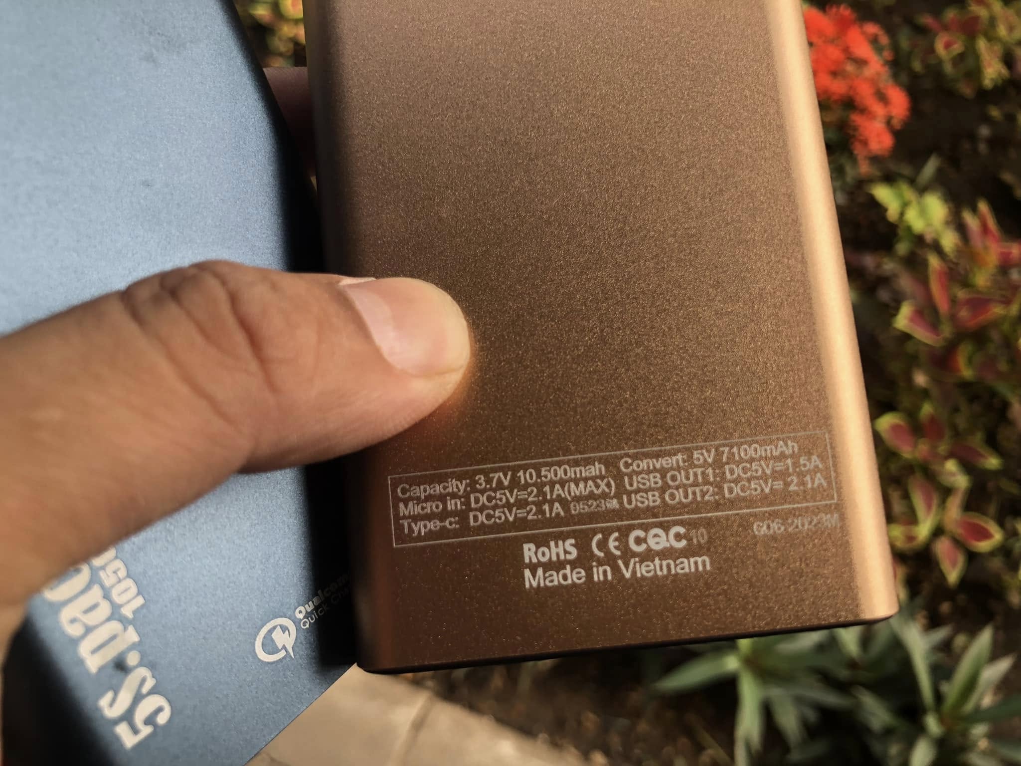 [SE99] Sạc dự phòng 5S SPACE 10.000 mAH vỏ kim loại