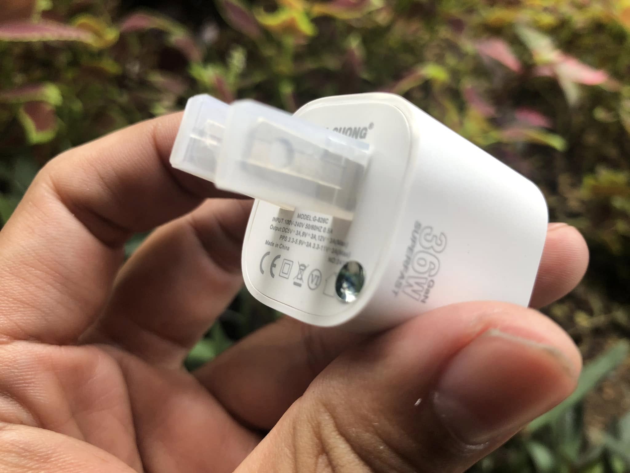 [SE56]Củ sạc cao cấp Mini kim Cương GAN G-826 36w