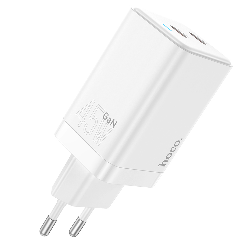 [SE275]Cốc sạc nhanh Hoco N23 QC3.0+PD (2 Type C) 45W