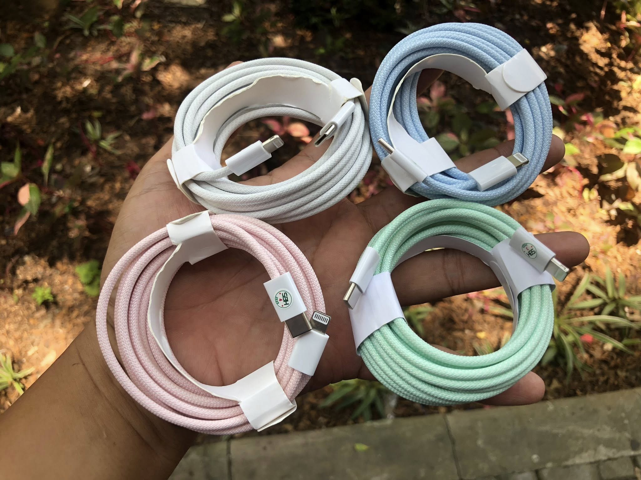[SE25] Cáp Dù 3m nhiều màu Type C to Lighning