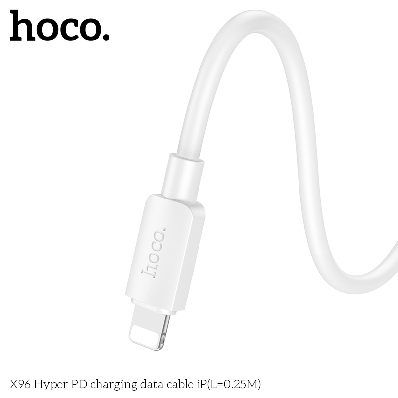 [SE21.5] CÁP HOCO X96 TYPE C RA LIGHTNING PD 20W DÀI 25CM